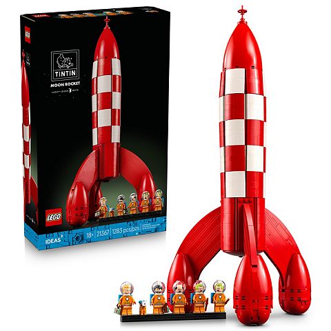 Детские конструкторы LEGO Ideas Tintin Moon Rocket 21367 Building Kit (1283 Pieces)