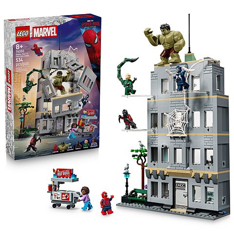 Детские конструкторы LEGO Marvel Spider-Man vs. Hulk Epic Clash 76350 Building Kit (534 Pieces)