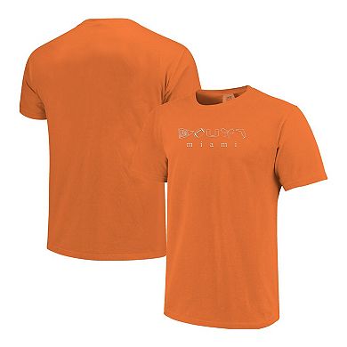 Women's Orange Miami Hurricanes Comfort Colors T-Shirt