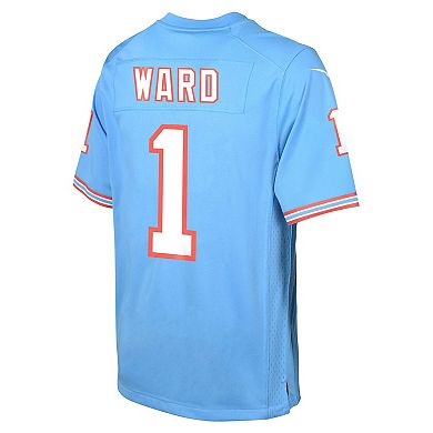 Youth Nike Cameron Ward Light Blue Tennessee Titans Alternate Game Jersey