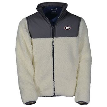 Youth Garb Charcoal Georgia Bulldogs Teddy Sherpa Jacket