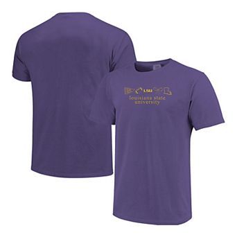 Women's Purple LSU Tigers Comfort Colors T-Shirt