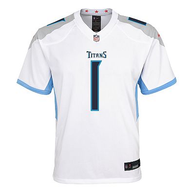 Youth Nike Cameron Ward White Tennessee Titans White Game Jersey