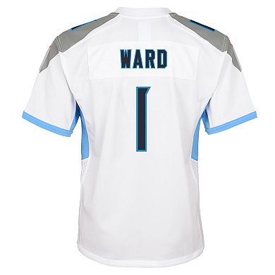 Youth Nike Cameron Ward White Tennessee Titans White Game Jersey