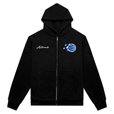Unisex Authmade Black Orlando Magic Premium Boxy Full-Zip Hoodie