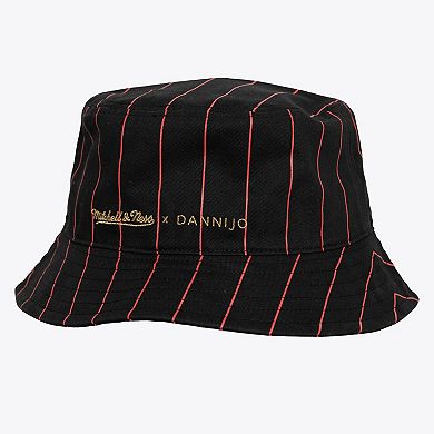 Men's Mitchell & Ness x DANNIJO  Black Miami Heat Bucket Hat