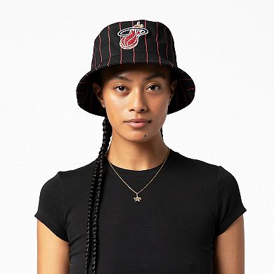 Men's Mitchell & Ness x DANNIJO  Black Miami Heat Bucket Hat