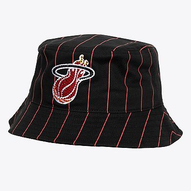 Men's Mitchell & Ness x DANNIJO  Black Miami Heat Bucket Hat