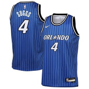 Youth Nike Jalen Suggs Blue Orlando Magic Swingman Jersey - Icon Edition