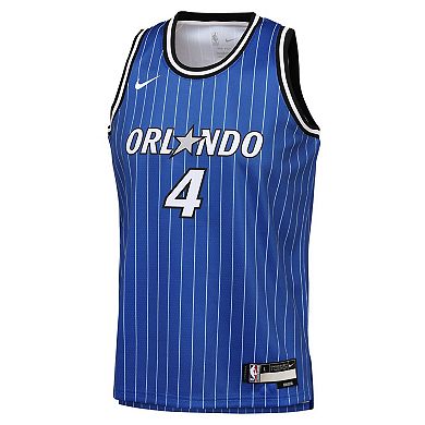 Youth Nike Jalen Suggs Blue Orlando Magic Swingman Jersey - Icon Edition