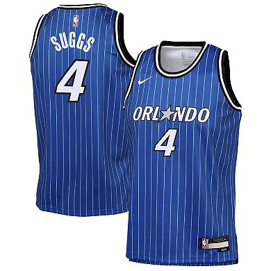 Youth Nike Jalen Suggs Blue Orlando Magic Swingman Jersey - Icon Edition