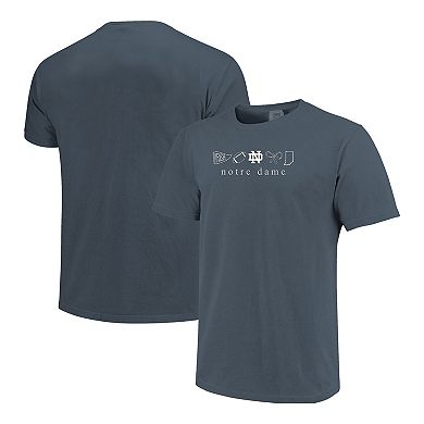 Women's Denim Notre Dame Fighting Irish Comfort Colors T-Shirt
