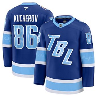 Men's Fanatics Nikita Kucherov Blue Tampa Bay Lightning 2026 NHL Stadium Series Premium Jersey