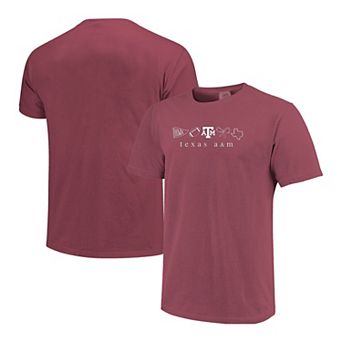 Women's Maroon Texas A&M Aggies Comfort Colors T-Shirt