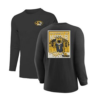 Youth Black Missouri Tigers Snowy Polaroid Long Sleeve T-Shirt