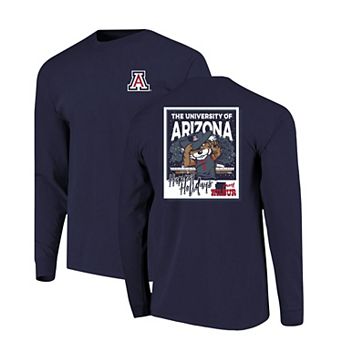 Youth Navy Arizona Wildcats Snowy Polaroid Long Sleeve T-Shirt