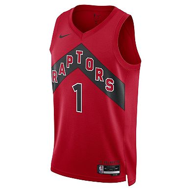 Unisex Nike Gradey Dick Red Toronto Raptors Swingman Player Jersey - Icon Edition