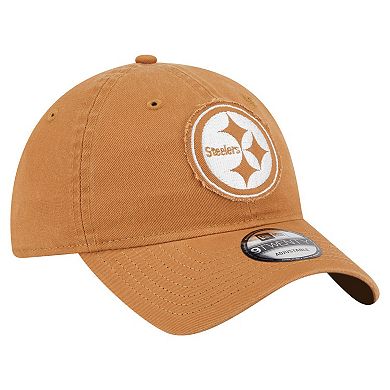 Men's New Era Brown Pittsburgh Steelers Stamp 9TWENTY Adjustable Hat