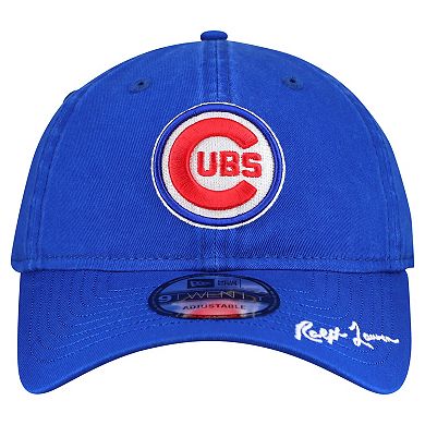 Men's New Era Ralph Lauren x MLB Royal Chicago Cubs 9TWENTY Adjustable Hat