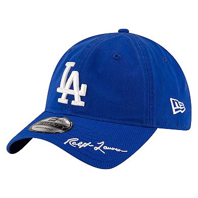 Men's New Era Ralph Lauren x MLB Royal Los Angeles Dodgers 9TWENTY Adjustable Hat