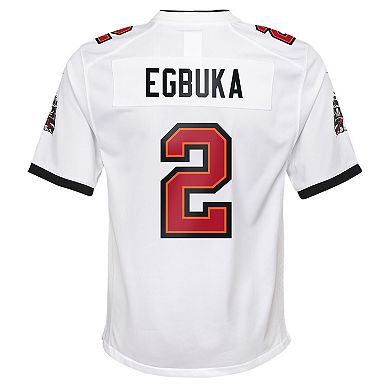 Youth Nike Emeka Egbuka White Tampa Bay Buccaneers White Game Jersey