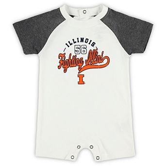 Infant Garb White Illinois Fighting Illini Randy Romper