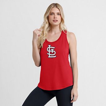 Women's Fanatics Red St. Louis Cardinals Iron Fan Tank Top