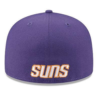 Men's New Era White/Purple Phoenix Suns 2025 NBA Tip Off Split Panel 59FIFTY Fitted Hat