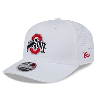 Men's New Era White Ohio State Buckeyes Performance 9SEVENTY Stretch-Snap Hat