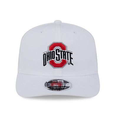 Men's New Era White Ohio State Buckeyes Performance 9SEVENTY Stretch-Snap Hat