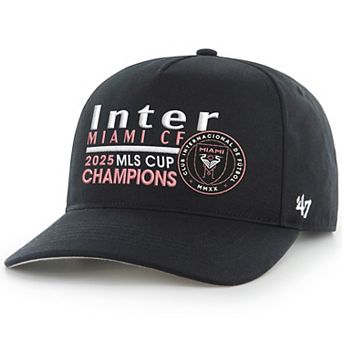 Men's '47 Black Inter Miami CF 2025 MLS Cup Champions Hitch Adjustable Hat