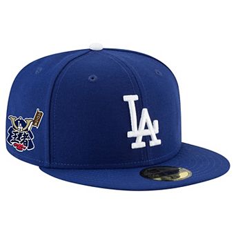 Men's New Era Royal Los Angeles Dodgers 2025 Champions Samurai Side Patch 59FIFTY Fitted Hat