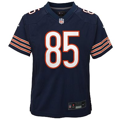 Youth Nike Cole Kmet Navy Chicago Bears Team Game Jersey
