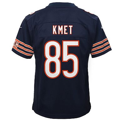 Youth Nike Cole Kmet Navy Chicago Bears Team Game Jersey