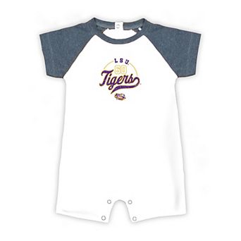Infant Garb White LSU Tigers Randy Romper