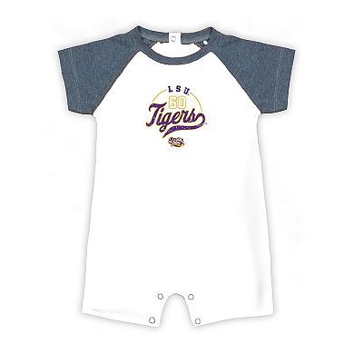 Infant Garb White LSU Tigers Randy Romper