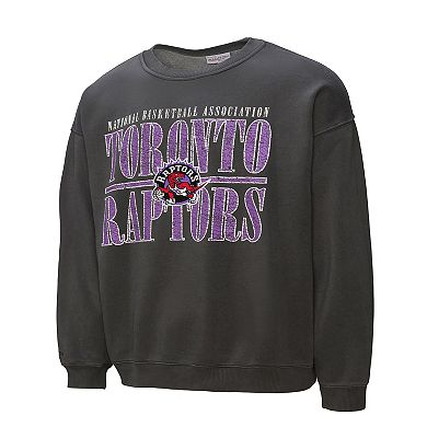 Men's Mitchell & Ness Black Toronto Raptors NBA Downtown Collection Fleece Sweatshirt