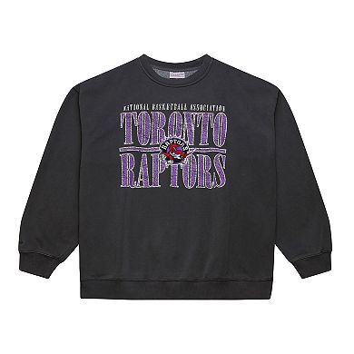 Men's Mitchell & Ness Black Toronto Raptors NBA Downtown Collection Fleece Sweatshirt