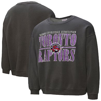 Men's Mitchell & Ness Black Toronto Raptors NBA Downtown Collection Fleece Sweatshirt