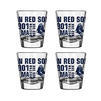 Boston Red Sox 4-Pack 2oz. Shot Glass Set