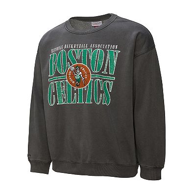 Men's Mitchell & Ness Black Boston Celtics NBA Downtown Collection Fleece Sweatshirt