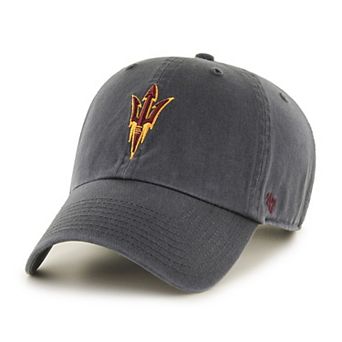 Men's '47 Charcoal Arizona State Sun Devils Clean Up Adjustable Hat