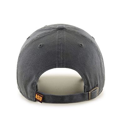 Men's '47 Charcoal Arizona State Sun Devils Clean Up Adjustable Hat