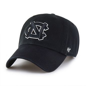 Men's '47 Black North Carolina Tar Heels Clean Up Adjustable Hat
