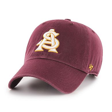 Men's '47 Maroon Arizona State Sun Devils Clean Up Adjustable Hat