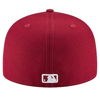 Men's New Era Red Los Angeles Dodgers 2024/25 Back to Back Champions Circle Side Patch Fitted 59FIFTY Hat