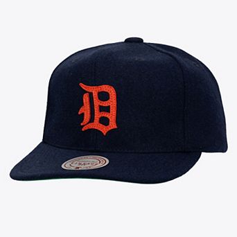 Unisex  Navy Detroit Tigers Vintage Fit Melton Wool Adjustable Hat