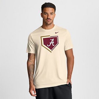 Men's Nike Natural Alabama Crimson Tide Primetime Baseball Icon Legend Dri-FIT T-Shirt