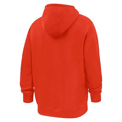 Men's Nike Orange Syracuse Orange Script Club Fleece Hoodie