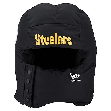 Men's New Era Black Pittsburgh Steelers Puffer Balaclava